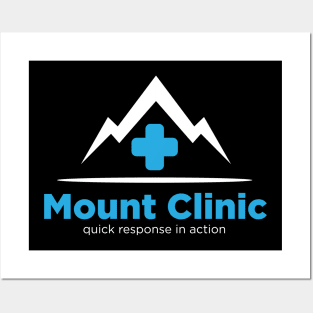 mount clinic service simple modern for medical service on the mount Posters and Art